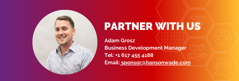 Partner With Us - Contact Adam Grosz sponsor@hansonwade.com